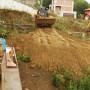 Частен двор - Бистрица гардънс - насипване на земна маса